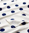 Camicia da notte ragazza a pois in cotone biologico bianco MARSHMALLOW/blu MEDIEVAL