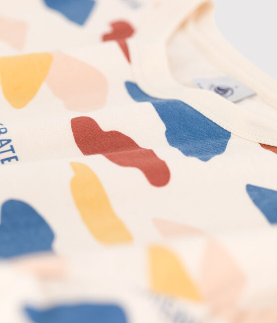 T-shirt stampa BOXY Donna bianco AVALANCHE/ MULTICO