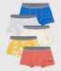 Confezione da 5 boxer bambino Hawaii in cotone