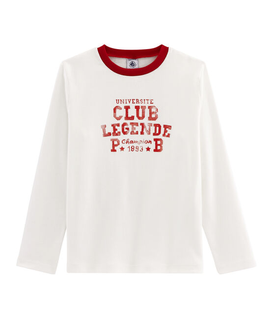 T-shirt bambino bianco MARSHMALLOW