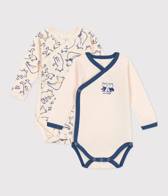 Confezione da 2 body nascita in cotone neonato variante 1