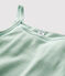 Canottiera con spalline L'ICONIQUE in cotone donna verde HERBIER