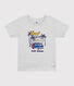 T-shirt a maniche corte in cotone con stampa bambino