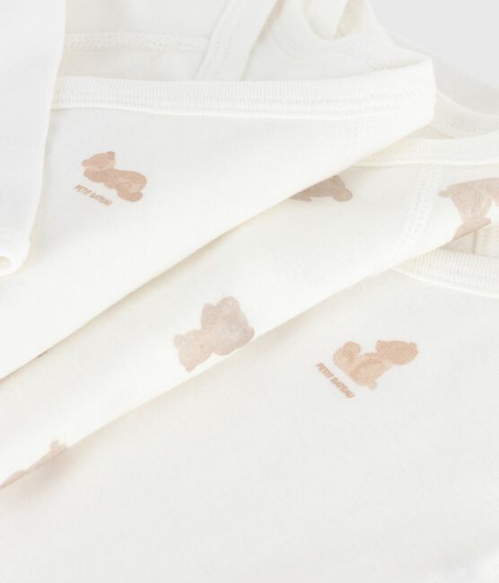 Set di body incrociati a maniche lunghe in cotone fantasia neonato variante 1