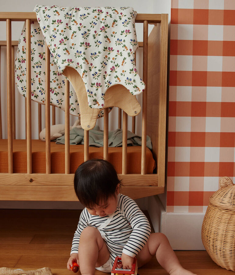 Sacco nanna beb&egrave; in cotone TOG 2.5 con motivo frutta bianco/giallo/multicolore