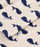 Pigiama in cotone con fantasia di balene bambino beige MONTELIMAR/blu MEDIEVAL