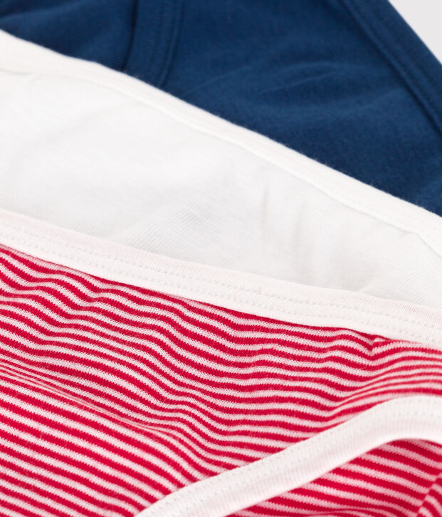 Confezione da 3 slip bambino in cotone multicolore