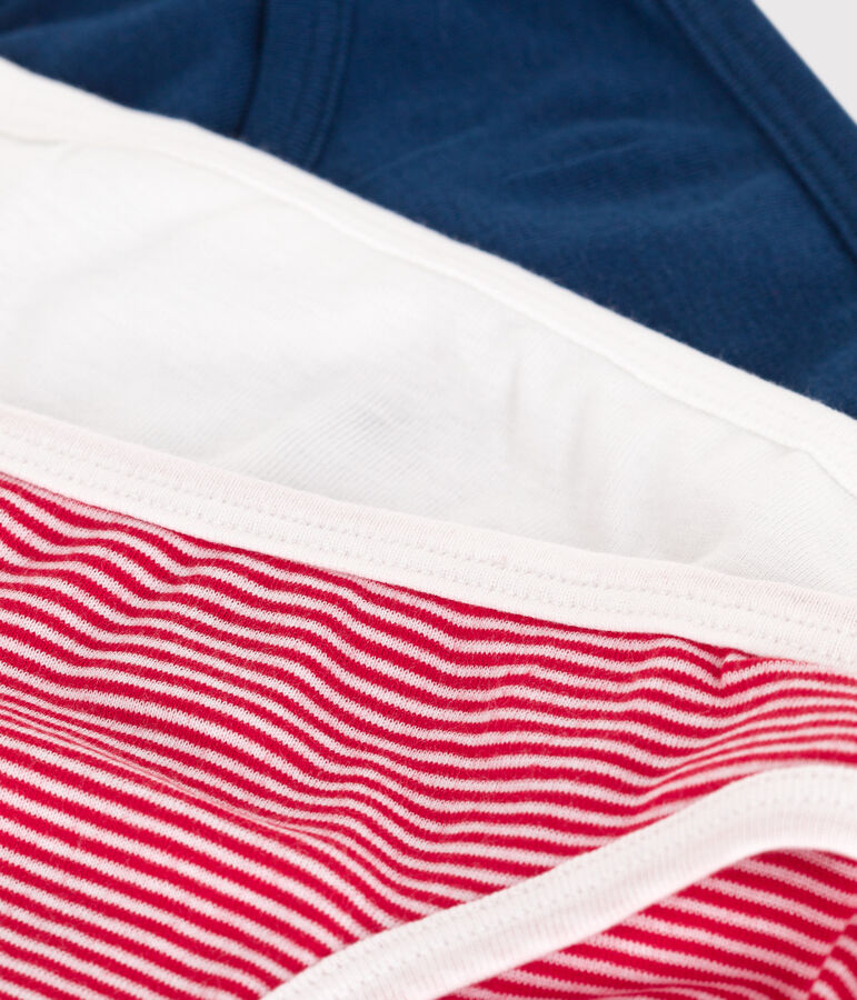 Confezione da 3 slip bambino in cotone multicolore