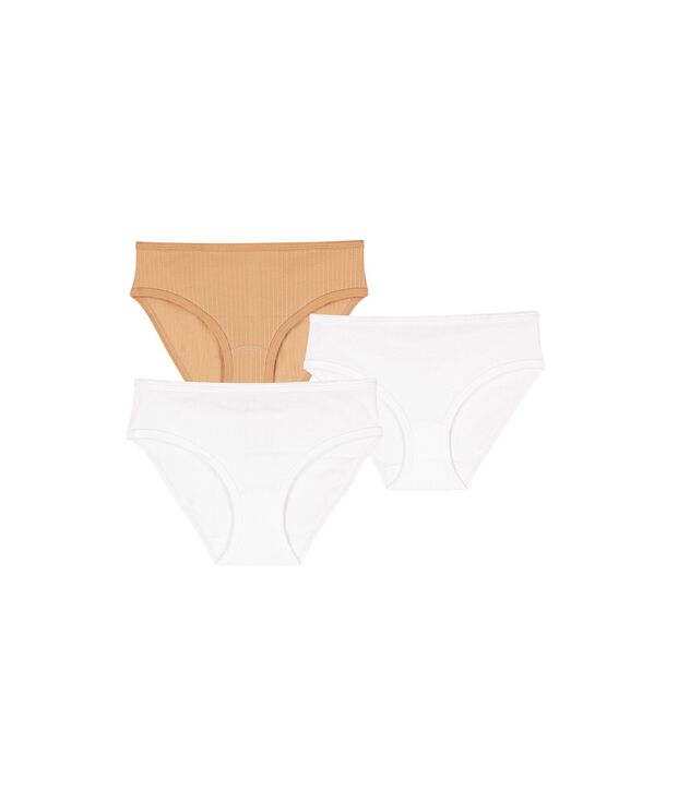 Lot de 3 culottes en coton multicolore