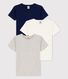 Confezione da 3 t-shirt manica corta bambino in cotone