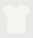 T-shirt "L'IDEAL" in cotone/lino Donna