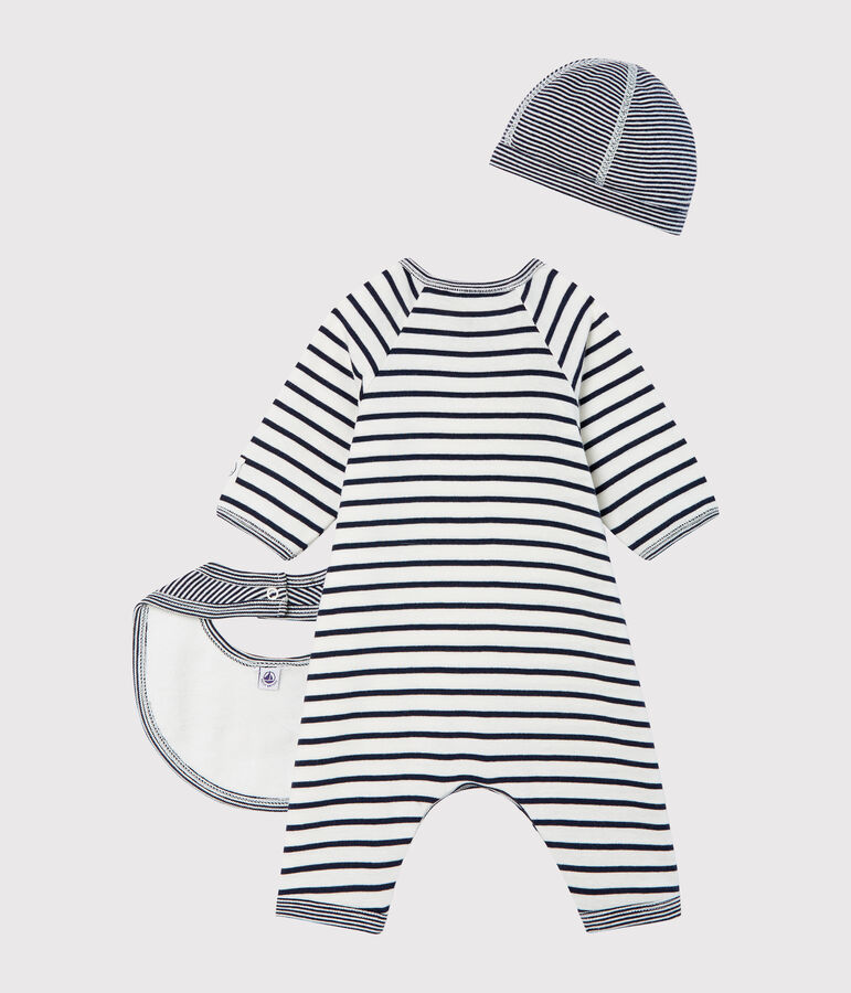 Cofanetto regalo 3 pezzi beb&egrave; unisex multicolore