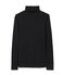 dolcevita donna in cotone leggero nero NOIR