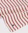 T-shirt bebè a maniche corte in cotone biologico a righe beige MONTELIMAR/ OMBRIE