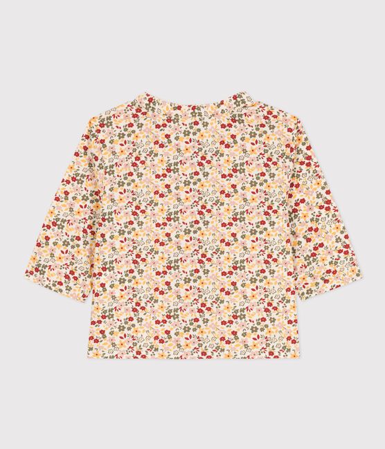 Camicia bebè fantasia in popeline bianco AVALANCHE/ MULTICO