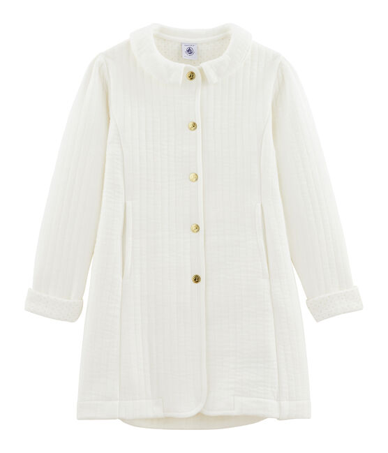 Cappotto bambina bianco MARSHMALLOW