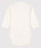 Body con collo manica lunga bebè maschio bianco MARSHMALLOW