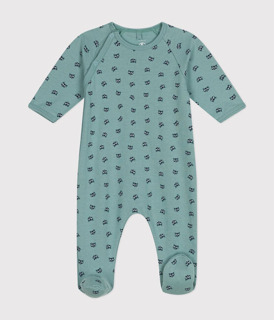 Pigiama in tessuto felpato stampato neonato PAUL/ MULTICO
