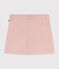 Gonna bambina in velluto rosa SALINE