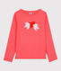 T-shirt bambina a maniche lunghe in cotone