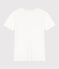 T-shirt Iconica a maniche corte a coste tinta unita donna bianco ECUME