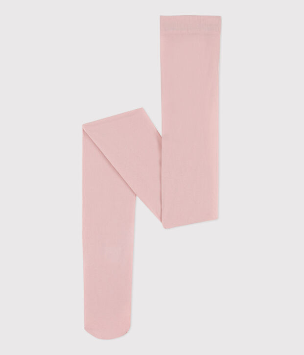 Collant in microfibra bambina rosa