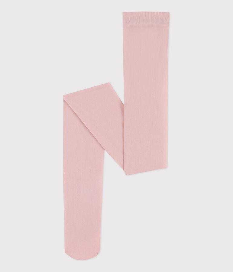 Collant in microfibra bambina rosa