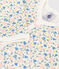 Tutina pigiama in tubique a fiori bianco MARSHMALLOW/bianco MULTICO