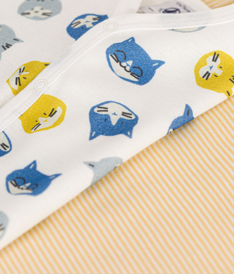 Confezione di 2 tute corte in cotone beb&egrave; variante 1