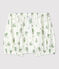 Slip bloomer in garza di cotone biologico bebè bianco MARSHMALLOW/bianco MULTICO