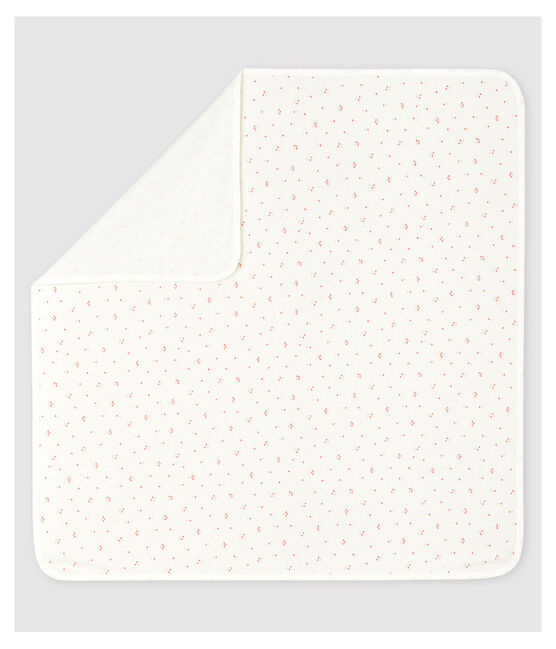Lenzuolo maternità bebè in cotone biologico bianco MARSHMALLOW/bianco MULTICO