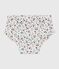 Slip da bagno a volant con stampa a fiori neonato bianco MARSHMALLOW/bianco MULTICO