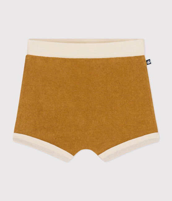 Shorts bebè in spugna giallo ISTRE