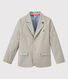Blazer bambino in tessuto rigato