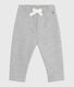 Pantaloni in cotone tinta unita neonato