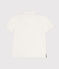 Polo a maniche corte in cotone bambino bianco MARSHMALLOW