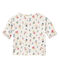 T-shirt bambina in tubique leggero stampata bianco MARSHMALLOW/bianco MULTICO