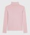 Dolcevita iconico in cotone donna rosa JOLI