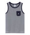 Canottiera bambino blu SMOKING/bianco MARSHMALLOW