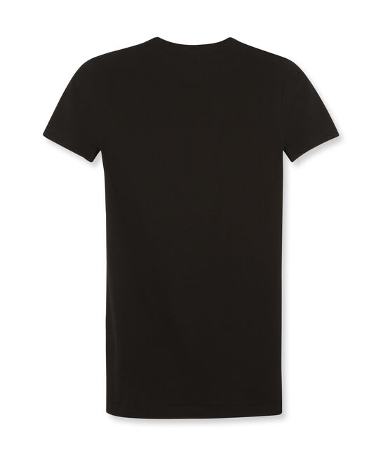 T-shirt manica corta iconica donna nero NOIR