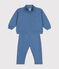 Set felpa e pantaloni neonato blu BEACH