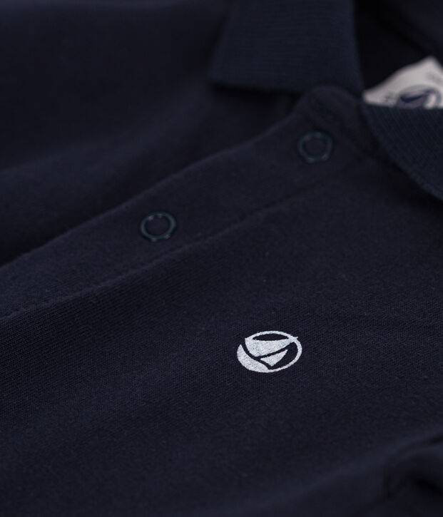 Polo beb&egrave; in cotone a manica corta SMOKING