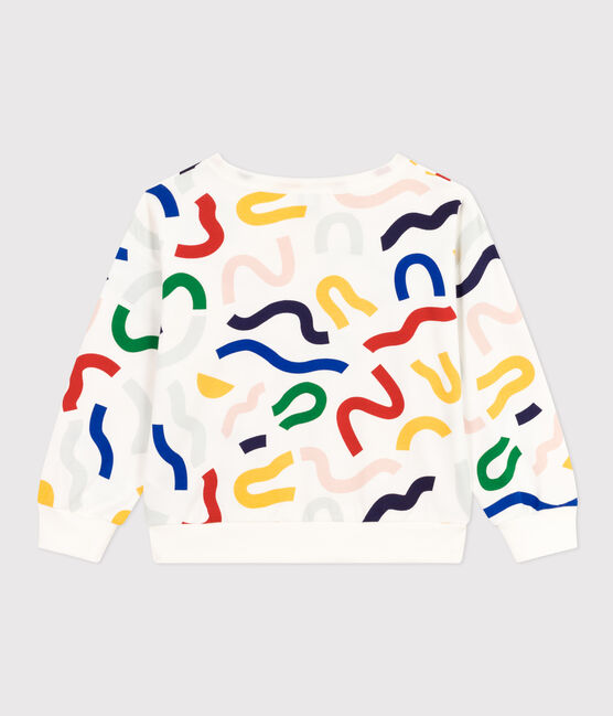 Felpa in molleton leggero stampato bambino bianco MARSHMALLOW/bianco MULTICO