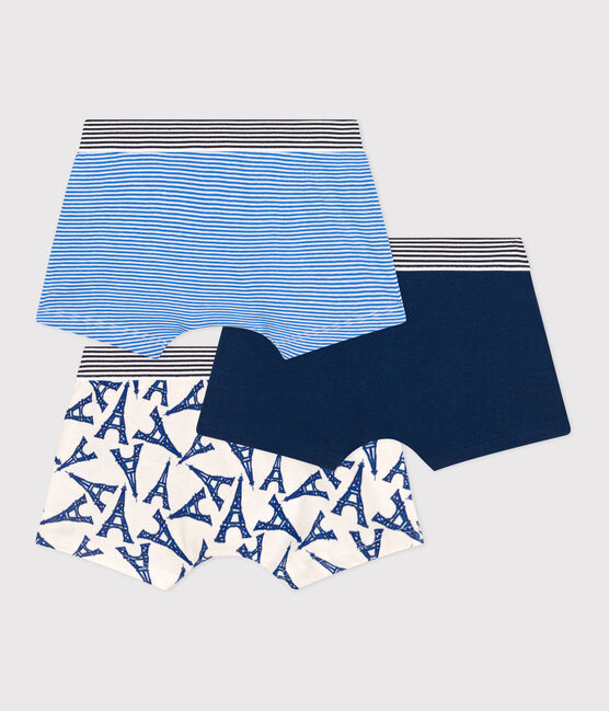Set di 3 boxer Parigi in cotone bambino variante 1