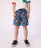 Shorts da mare bambino con stampa blu/multicolore