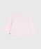 Cardigan in cotone tinta unita neonato rosa