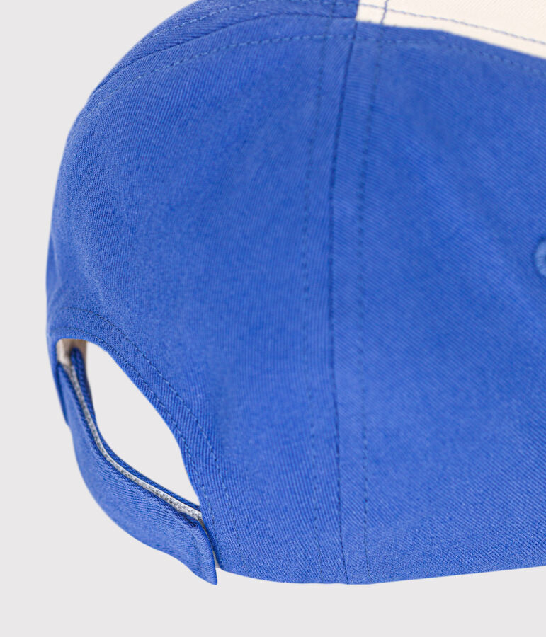 Berretto in cotone team sport neonato ecru/multicolore