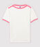T-shirt cotone Donna bianco MARSHMALLOW/rosa GRETEL