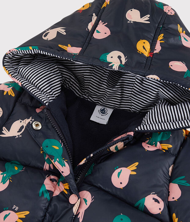 Piumino in poliestere beb&egrave;. blu/multicolore