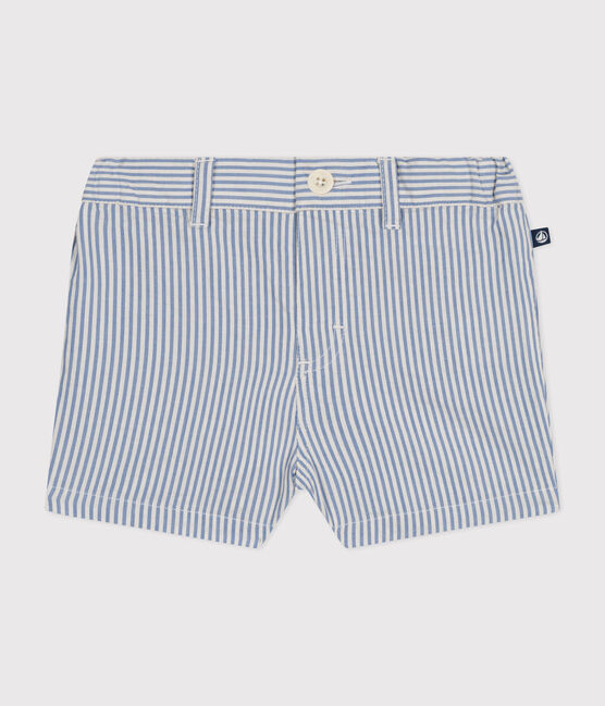 Shorts bebè in seersucker GAULOISE/ MARSHMALLOW